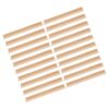 jojofuny 20pcs Wooden Domino Stand Holder for Playing Tiles and Small Cards, Sturdy Wood Material with Multifunctional Design, Minimalist Style Organizer Suitable for Home and Weddings