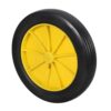 jojofuny Heavy Duty Rubber Caster Wheels for Cleaning Cart Replacement with Universal Compatibility and Deep Tread, 7.8 Inch Swivel Stem Casters for Mop Bucket and Commercial Kitchen Cart