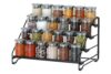 Jolitac 4-Tier Spice Rack Organizer, Depth Adjustable Step Shelf, Metal Spice Rack Perfect for Cabinet, Countertop & Pantry Storage | Enhances Kitchen Visibility and Organization | 1 Pack