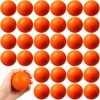 JolliLudo 36 Pcs 2.5 Inch Orange Foam Stress Ball Bulk Squeeze Stress Relief Balls for Kids and Adults Hand Exercise Sensory Relief Toys for Anxiety ADHD Autism