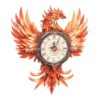 Jollitot 3D Puzzles for Adults, Fire Phoenix Wall Clock 3D Wooden Puzzles Clock Kits for DIY Birthday Gift for Women Men Home Decor Holiday Christmas