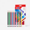 JOMPENS Colored Pencils Set, 12 Count Erasable Colored Pencils with Vibrant Rich Colors and Built-In Erasers, Smooth Drawing Sketching Pencils for Adults Kids Students Teachers Arts & Crafts Supplies