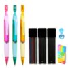 JOMPENS Mechanical Pencil Set, 2.0mm Graphite Pencil with Lead Refills and Erasers, Drafting Kit for Drawing Sketching Students Artists