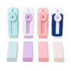 JOMPENS Retractable Eraser Set, Pen Style Eraser with Replacement Refills, Precision Pencil Erasers for Drawing Sketching School Supplies