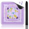 Jongyance Purple American Learning Mahjong Mat (33”x33”), Mahjong Mat for Table, Game Mat