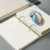 jooact Spiral Bound Hardcover Sketchbook 160GSM Thick Paper 120 Pages(60 Sheets) Sketchpad Artistic Drawing Painting Writing Paper for Kids Adults