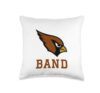 Joseph Case High School Cardinals Band Throw Pillow