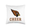 Joseph Case High School Cardinals Cheer Throw Pillow