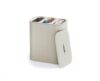 Joseph Joseph Tota Trio Luxe 90-Liter Bamboo Laundry Hamper Separation basket with Lid, 3 Removable washing bags with Handles, Ecru