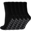 Josnown Non-Slip Fuzzy Socks for Women With Grips Slipper Socks