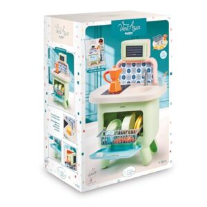 Jouets Ecoiffier - 1659 - Kitchen Sage - Sink + Cooking + Microwave + Dishwasher Removable Basket - Imitation Kitchen Game - From 18 Months - Made in France