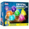JOVA Klever Kits Crystal Growing Lab- 7 Color Crystal Growing Kit with Light-Up Base, Educational Toys Birthday Gift for Boys and Girls, Science Kits for Kids Ages 8-12