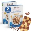 Jovial Organic Einkorn Checkerboard Cookies - Organic Cookies, High Protein, Fair Trade Certified, All Natural Ingredients, Low Carb, Low Sugar, Palm Done Right - 8.8 Oz (Pack of 2)