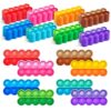 JoyCat 24 Pack Pop Fidget Party Favors for Kids, Bulk Sensory Toys for Classroom Prizes, Goodie Bag Stuffers, Treasure Box Toys, Travel Toys and Stocking Stuffers