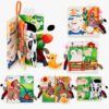 JoyCat Baby Books 0-12 Months, Farm Tail Tummy Time Sensory Cloth Book