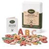 Joycat Grounded Magnetic Letters, 104 PCS Coffee-Ground EVA Alphabet Magnets for Kids Ages 3+, Uppercase Lowercase Numbers, Full-Back Soft Magnet ABC Learning Toy for Fridge and Whiteboard