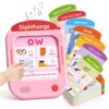 JoyCat Phonics Learning Tablet, Learn to Read with 156 Pages Talking Flash Cards, Digraphs CVC Blends Long Vowel Sounds Phonics Games, Progressive Educational Toy, Gift for Boys Girls Ages 3-8