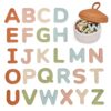 JoyCat Silicone Alphabet Magnetic Letters, 26 Uppercase ABC Fridge Magnets for Toddlers & Kids 3+, Preschool Learning Refrigerator Toy Set, Birthday Gifts for Boys Girls (Muted Color)