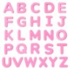 JoyCat Silicone Magnetic Alphabet Letters, 26 Uppercase ABC Fridge Magnets for Toddlers & Kids, Preschool Learning Refrigerator Toy Set, Birthday Gifts for Boys and Girls (Pink Color)