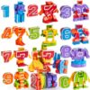 JOYIN 10 Pcs Number Robots Educational Toys, Number Robots, Action Figure Learning Toys, Easter Basket Stuffers, Birthday Gifts for Kids Boys Girls 3 4 5 6 Years Old
