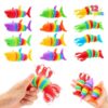 JOYIN 12Pcs Sensory Slug Fidget Toys, Fidget slug, Marine animals sensory fidget toys for Kids, Funny Gag Gifts Treasure Box, Birthday Gifts & Party Favors, Carnival Prizes for Kids, Classroom Rewards
