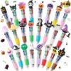 JOYIN 24 PCS Halloween Multicolor Pen in One, 4 in 1 Halloween Pens For Kids, Cute Ballpoint Pen for Party Favor Supplies, School Classroom Rewards Prize, Goodie Bag Stuffers, Trick or Treat Gifts