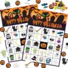 JOYIN 32 Players Halloween Bingo Cards Party Game, Halloween Party Supplies for Kids School Classroom Adults Family Group Treats Activities Card Games Community