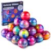 JOYIN Slime Party Favors, 36 Pack Galaxy Slime Ball- Stretchy, Non-Sticky, Mess-Free, Stress Relief, and Safe - Toys for Girls and Boys - Easter, Classroom Reward, Party Supplies, Valentines