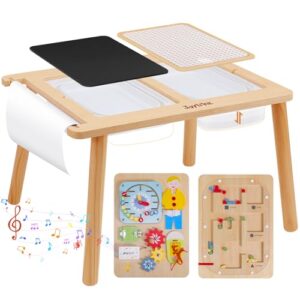Joylike Sensory Table with Busy Boards for Toddlers 1-3