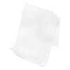 JOYOFREELY 3pcs Acrylic Book Stand for Display with Sturdy and Easy Maintenance Design, for Manga and Magazines, Bookshelf Decor and Cookbook Display with Modern Appeal