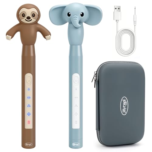 Joyreal FaceBuzz Oral Motor Tool, Rechargeable Facial Massager with 4 Vibration Modes for Jaw & Lip Awareness, Autism Sensory Product for Speech Therapy, Feeding Support & Sensory Needs