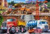 JOYZEXY Puzzles for Kids Ages 6-8-10, Construction Site 100 Piece Puzzles for Kids, Educational Kids Puzzles Toys for Boys Girls Age 6, 7, 8-10 Years Old
