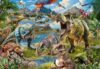 JOYZEXY Puzzles for Kids Ages 6-8-10, Dinosaur World Puzzle 100 Pieces Jurassic Landscape Jigsaw Puzzles Educational Toys Gifts for Boys Girls