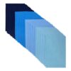 Jtnohx Soft Felt Sheets Felt Fabric for Crafts 4 Colors 40Pcs Blue Series