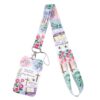 Juanooo Cute Bible Verses ID Badge Holder Lanyard for ID Badges Keys Rose Flowers Keychain Lanyard Card Holder for Women Teens Girls Nurses Teachers Staff for Office & School ID(God is Love & Pray)
