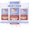 Jukebox Natural Women’s Deodorant – Aluminum Free, 72 Hour Odor Protection – Made with Arrowroot, Charcoal & Postbiotics – Moonlight Vanilla, 2.65 oz (3-Pack)