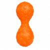 Jumbo Dumbbell Squishy Toy, 10.6 Inch Large Soft Doughy Stress Ball, Kneadable Sensory Fidget Squeeze Toy with Tactile Texture for Adults and Teens, Novelty Gift，Orange