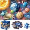 Jumbo Floor Puzzle for Kids,48-Piece Galaxy Jigsaw Puzzle Ages 3-8