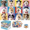 Jumbo Floor Puzzle for Kids,48 Piece Funny Dog Jigsaw Puzzle Ages 3-8