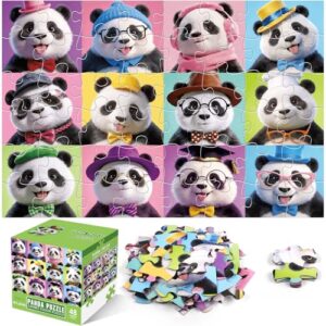 Jumbo Floor Puzzle for Kids,48 Piece Panda Jigsaw Puzzle Ages 3-8