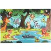 Jumbo Floor Puzzle for Kids, Large Jigsaw Puzzles 48 Piece with Box for Kids Ages 3-5,Preschool Learning & Education Toys, Gifts for 4-8 Year Old Boys and Girls(Jungle Animals)
