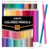 Jumlys 48 Pack Colored Pencils Set, Pre-sharpened Coloring Pencils for Kids Beginners, Colored Pencils for Adult Coloring Books, Ideal Art Supplies for Sketching, Coloring & Painting