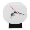 JUMPLAWN Wooden Blank Wall Clock Face for Crafts, Unfinished Smooth Wood Surface with Visible Grain, for Painting and Decoupage, for ’s Room or Classroom Craft Lessons
