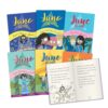 Junior Learning: June Bloom: Decodable Chapter Books Set - Phase 5-6 Books w/Different Stories, Alternate Vowel Sounds, Kids Reading Development