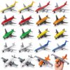 Junkin 20 Pack Airplane Toys Bulk, Mini Airplane Toys for Kids, Die Cast Aircraft Models with Rolling Wheels and Pull Back, Play Plane for Kids Birthday Gifts Party Favors Classroom Rewards