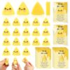 Junkin 50 Sets Cheese Party Favors Triangle Cheese Stress Ball Gifts Bulk Mini Squeeze Stress Relief Ball and Encouragement Cards Employee Appreciation Gifts for Graduation Office Coworker