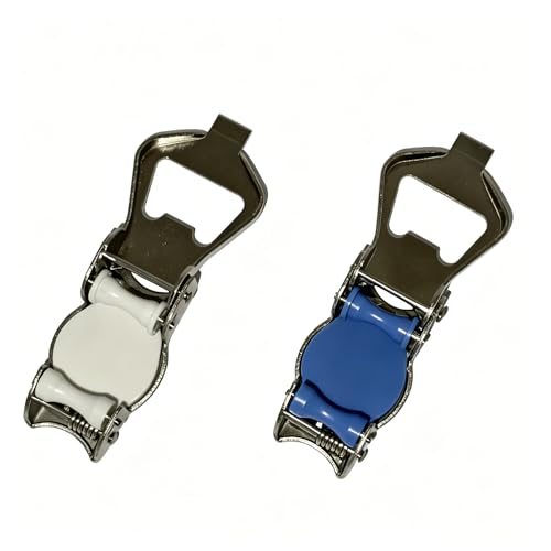 juntiannova 2-Pack Bottle Opener and Soda Bottle Sealer, Kitchen Gadget for Beer, Champagne, and Soda Caps, Keeps Carbonation Fresh, Portable Pocket-Sized Tool for Bartenders and Beverage Lovers