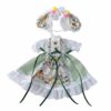 JunZheHub Doll Dress Set Jointed Doll Outfit Headpiece Clothing Accessory Complete Suitable for Collectors Hobbyists Photography Display , R-32