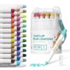 JUPITEARTH Twist Crayons for Toddlers 1-3, Silky Toddler Crayons, 36 PCS