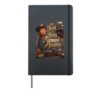 Just A Boy Who Loves Trains Design Hardcover Journal, Black